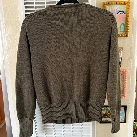 Polo Ralph Lauren hand knit zebra rollneck sweater - Picture 7 of 8
